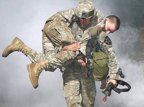 Soldiers with Caring Hearts